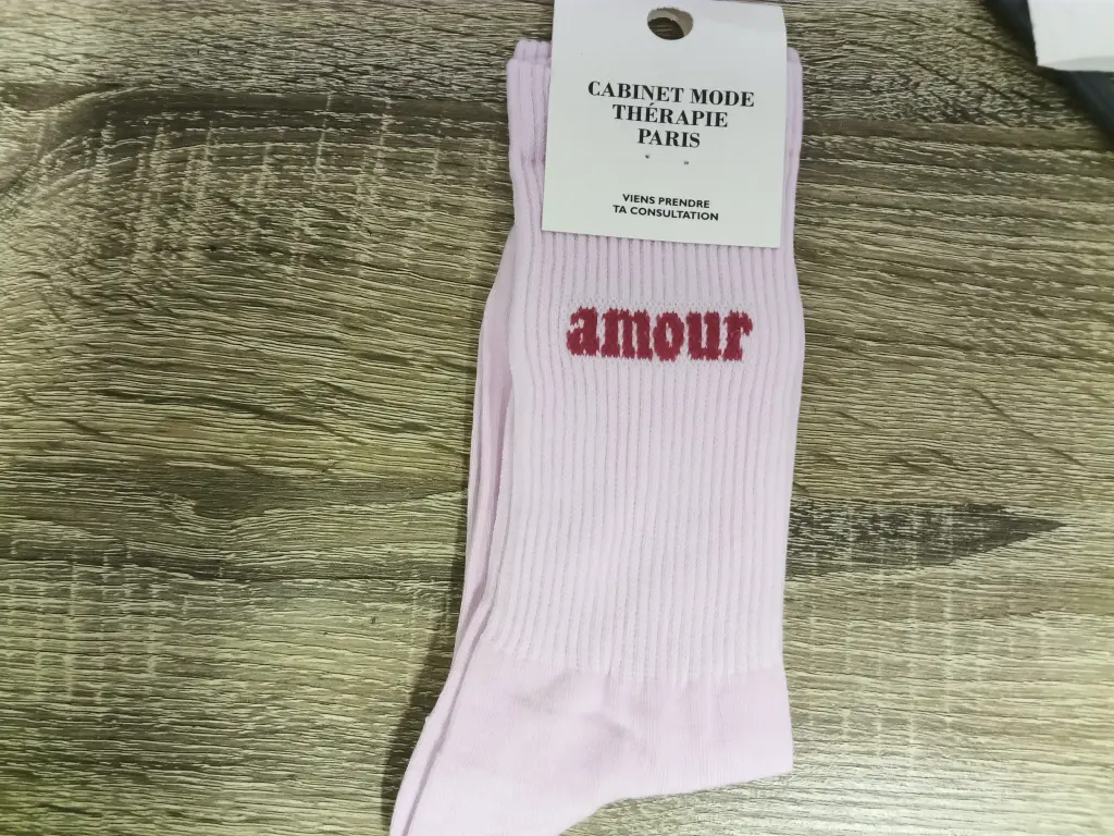 AMOUR ROSE  - CHAUSSETTES ADULTES