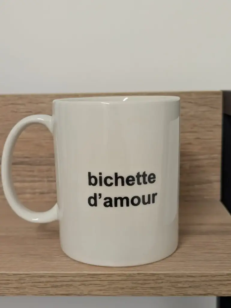 BICHETTE D'AMOUR MUG BLANC  - MUG