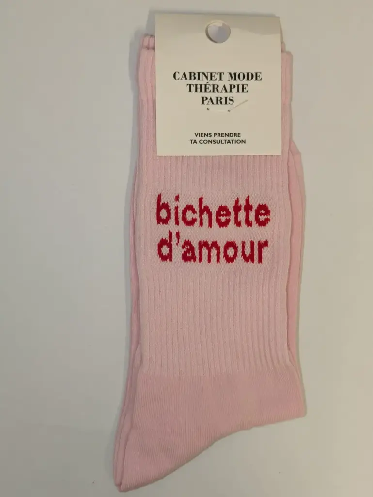 BICHETTE D'AMOUR ROSE  - CHAUSSETTES ADULTES
