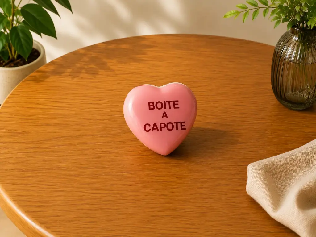 BOITES A CAPOTE COEUR ROSE  - BOITES ALUMINIUM