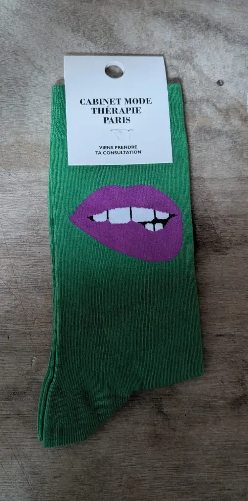 BOUCHE VERT  - CHAUSSETTES ADULTES