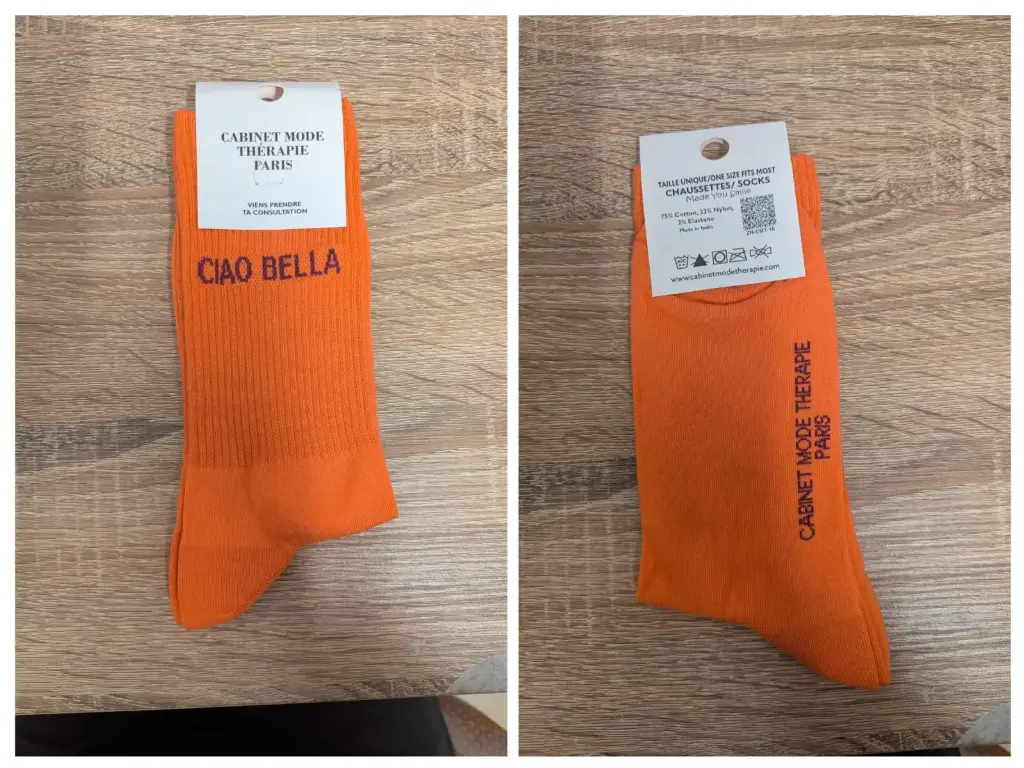 CIAO BELLA ORANGE  - CHAUSSETTES ADULTES