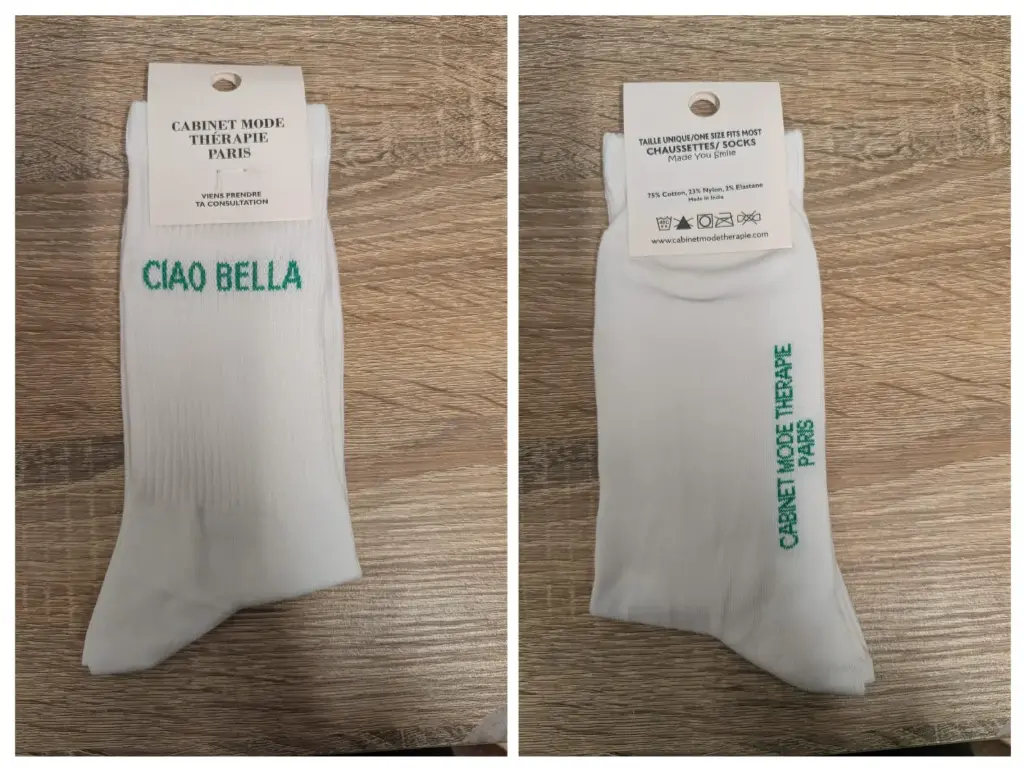 CIAO BELLA VERT  - CHAUSSETTES ADULTES