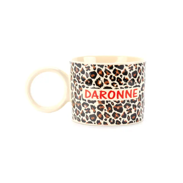  TASSE GRANDE - DARONNE LÉOPARD MESSAGE 
