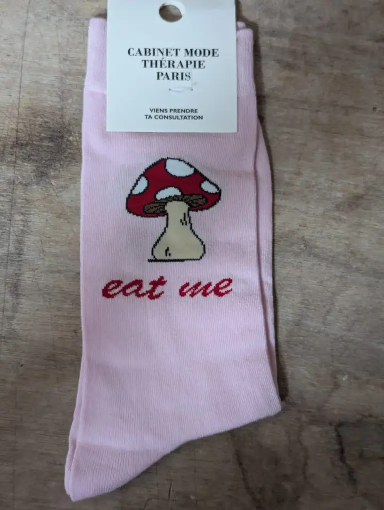EAT ME ROSE  - CHAUSSETTES ADULTES
