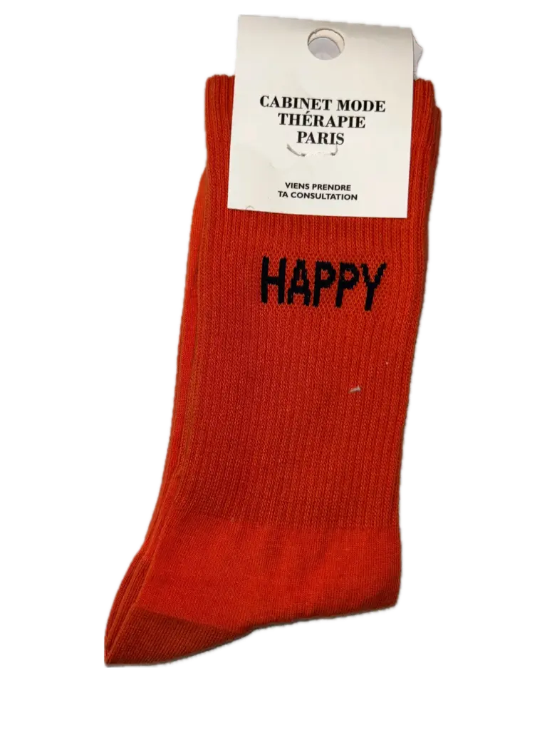 HAPPY ORANGE  - CHAUSSETTES ADULTES
