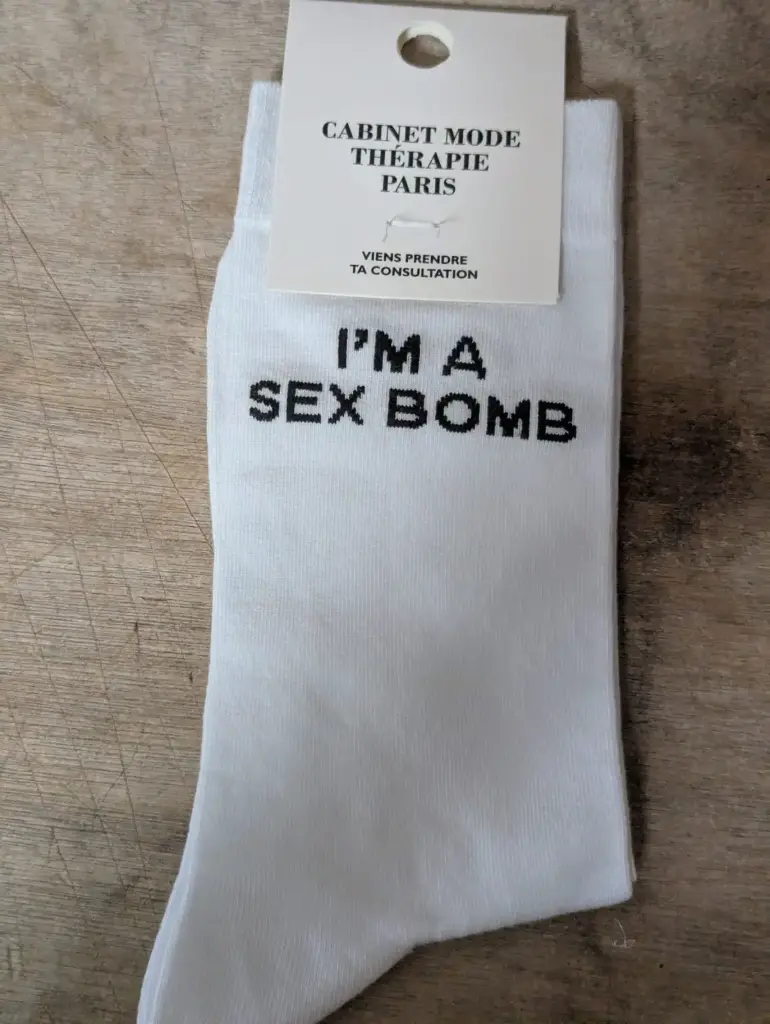 I'M A SEX BOMB  - CHAUSSETTES ADULTES