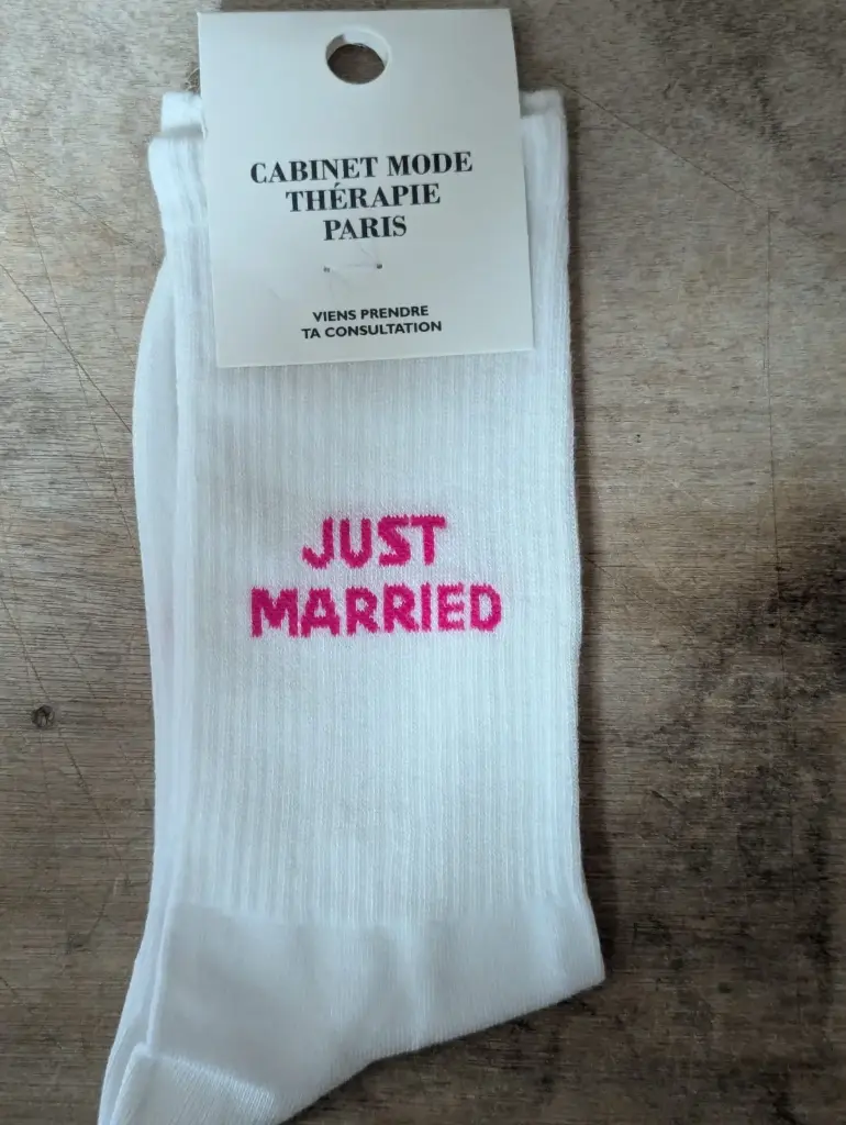 JUST MARRIED  - CHAUSSETTES ADULTES