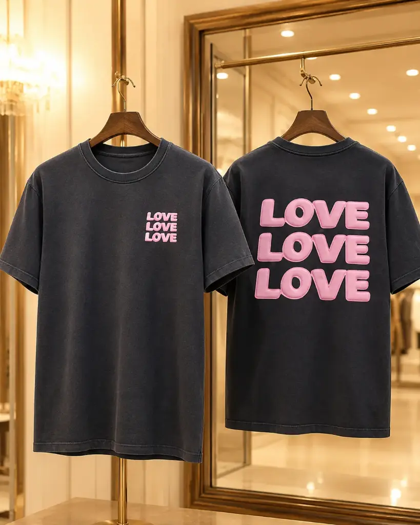 LOVE LOVE LOVE  - TEE-SHIRT 