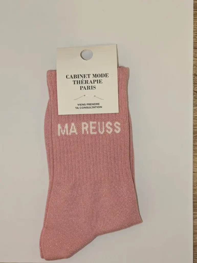 MA REUSSE - CHAUSSETTES GLITTER ADULTES 