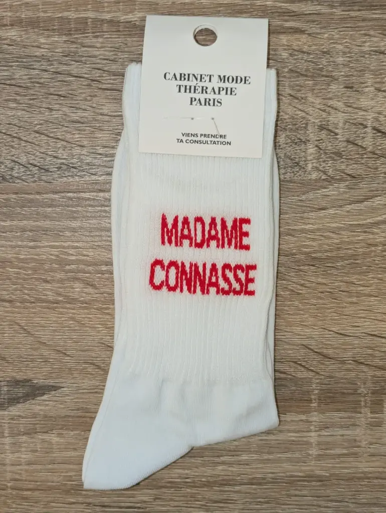 MADAME CONNASSE BLANC  - CHAUSSETTES ADULTES