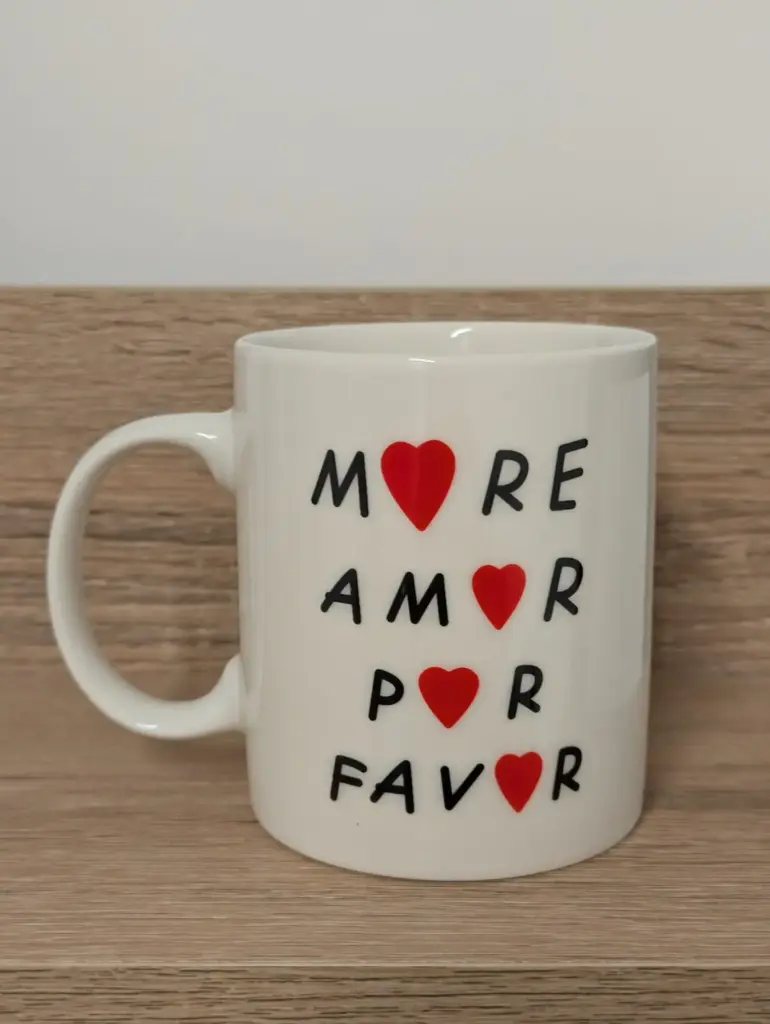 MORE AMORE POR FAVOR MUG BLANC  - MUG 