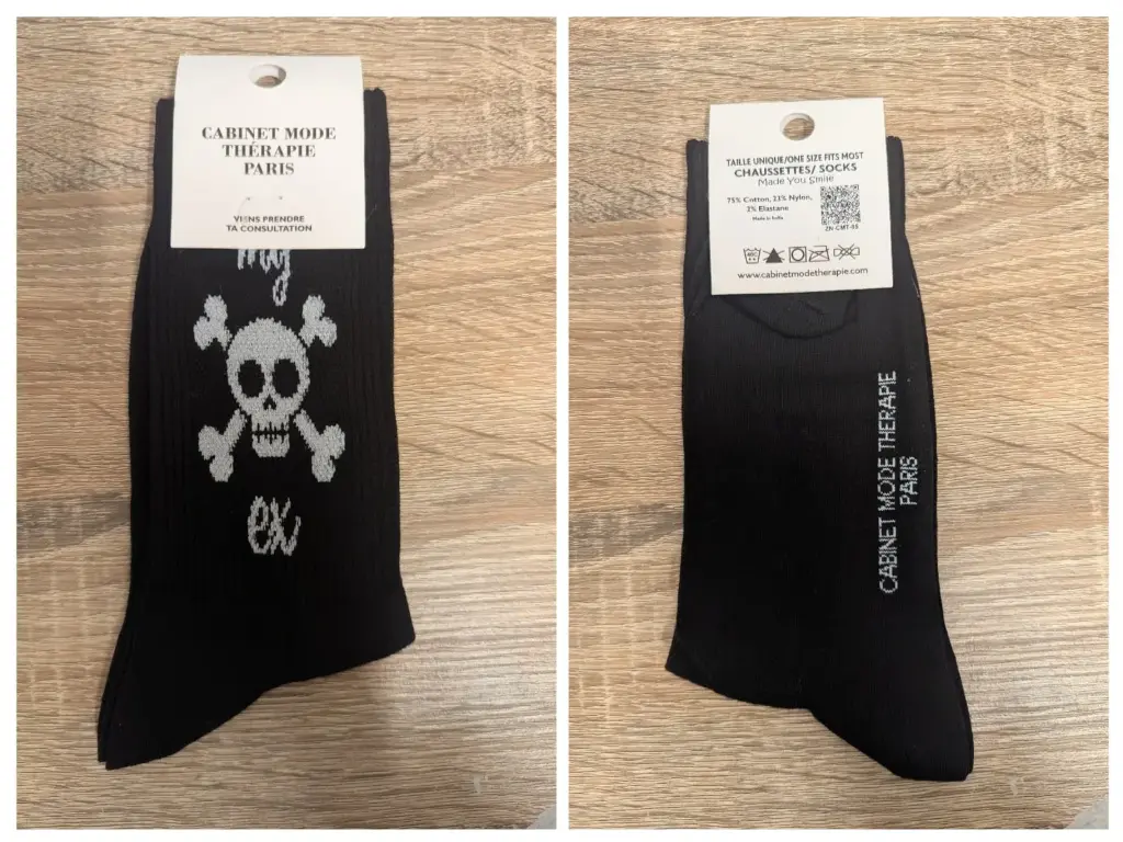 MY EX BLACK  - CHAUSSETTES ADULTES