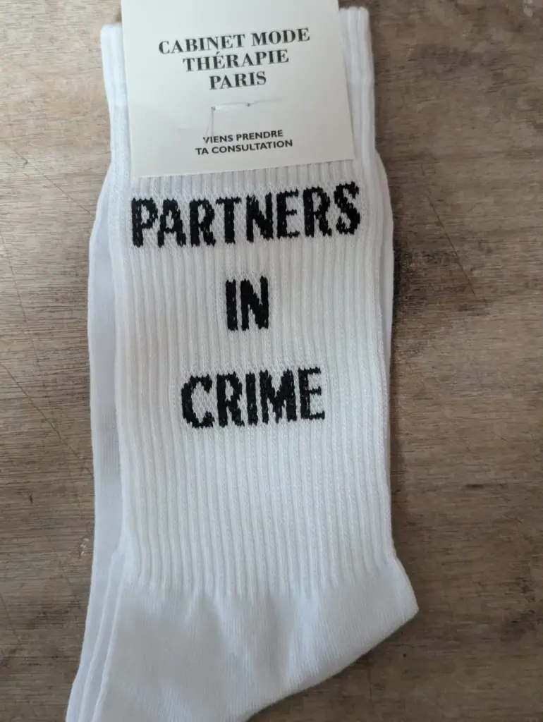 PARTNERS IN CRIME  - CHAUSSETTES ADULTES