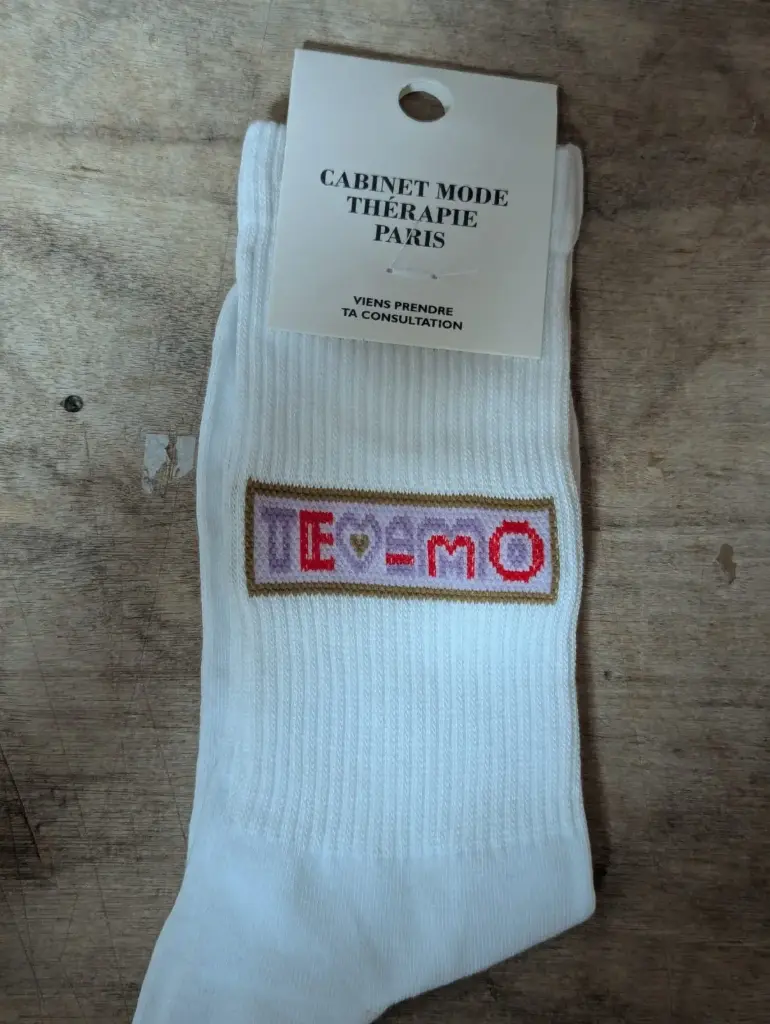 TI AMO BLANC - CHAUSSETTES ADULTES