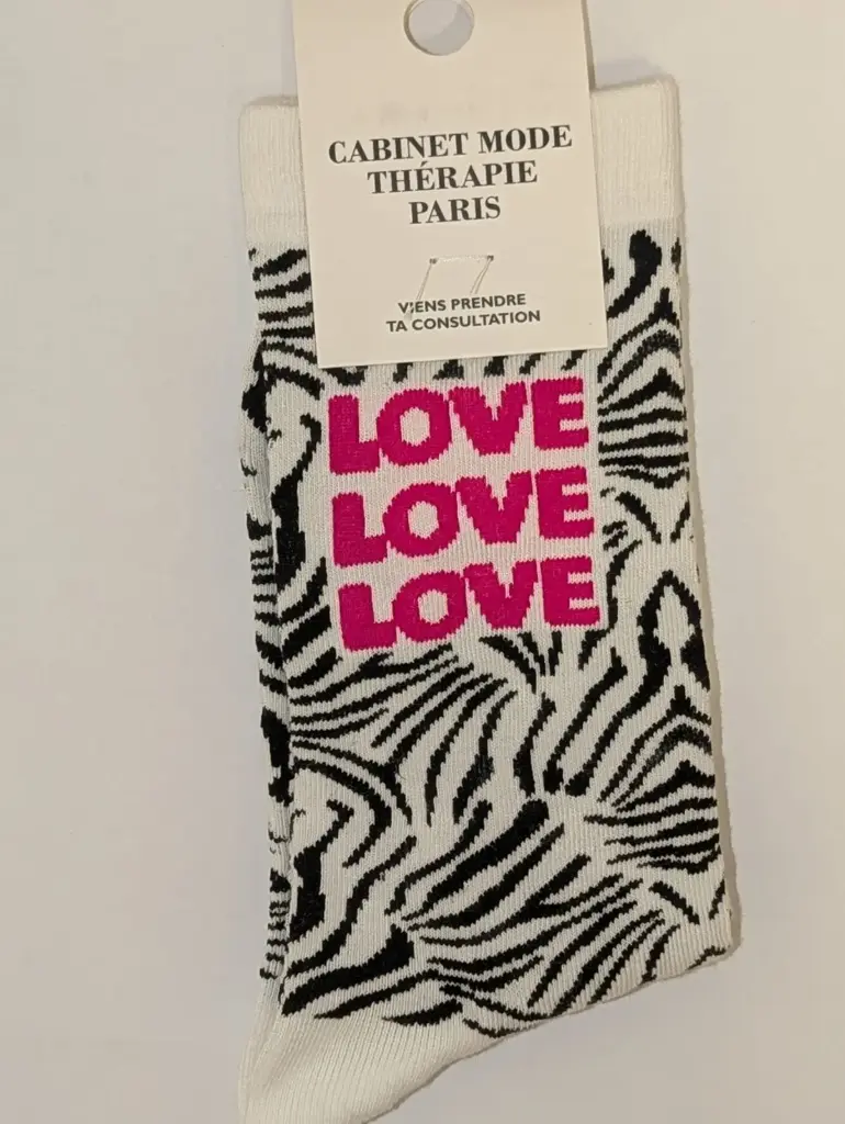 ZEBRE LOVE LOVE  - CHAUSSETTES ENFANTS
