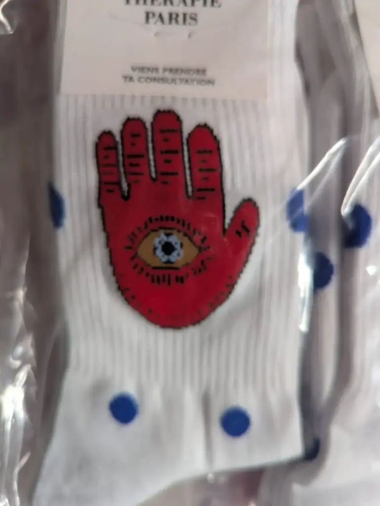 MAIN POINTILLE - CHAUSSETTES ADULTES 