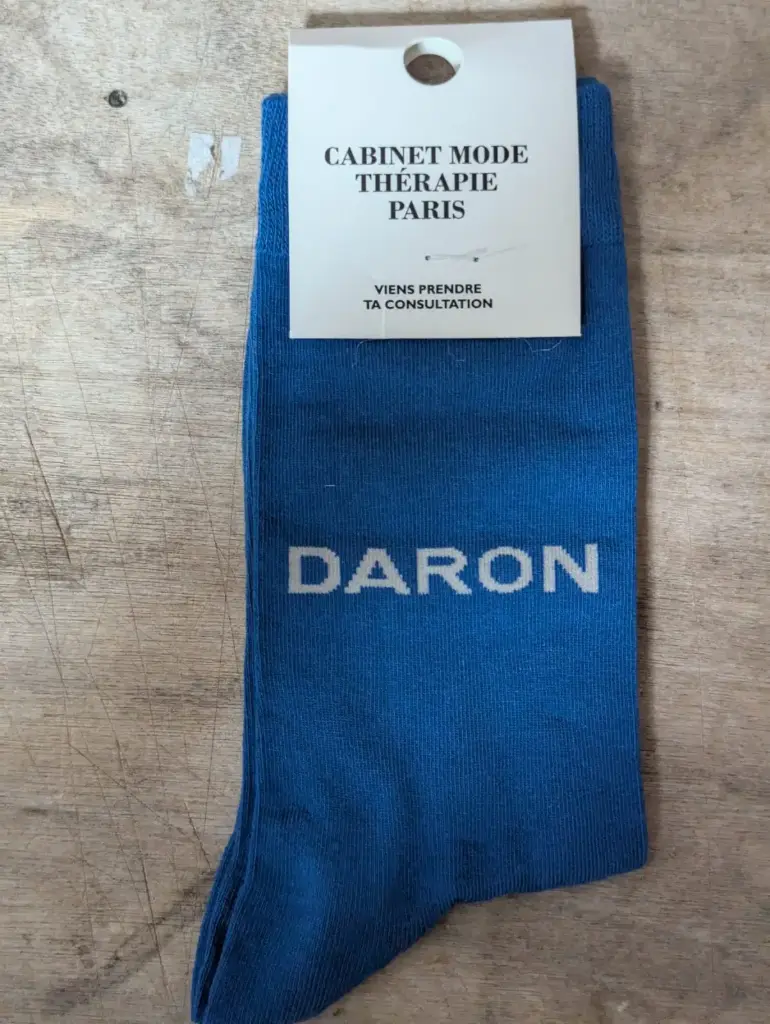 DARON BLEU  - CHAUSSETTES ADULTES 