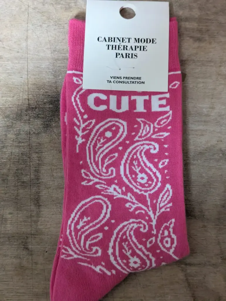 CUTE ROSE - CHAUSSETTES ADULTES 