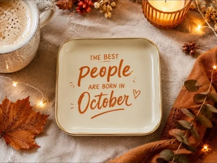 OCTOBRE ANNIV - PETITS PLATEAUX CARRE 12.5 X12.5   