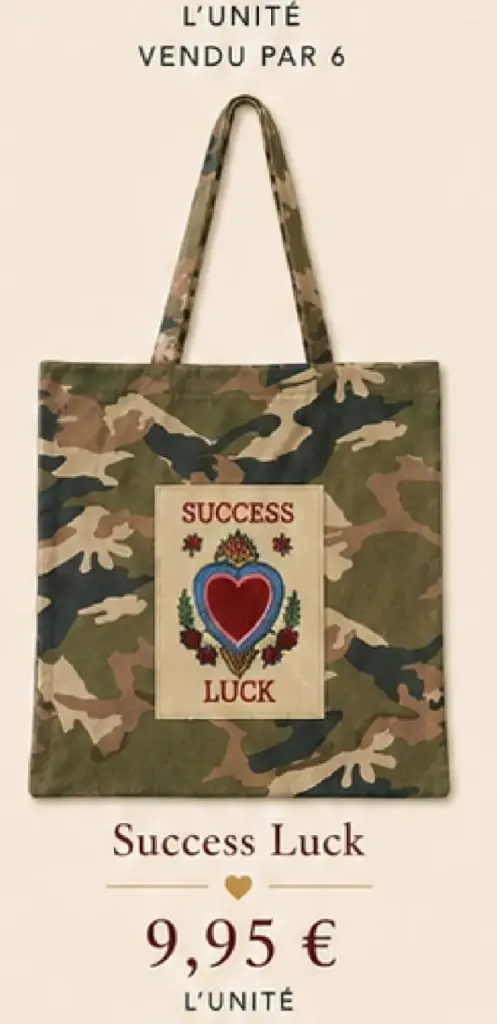 CABAS SUCCESS LUCK CAMOUFLAGE - CABAS 40X10X40 