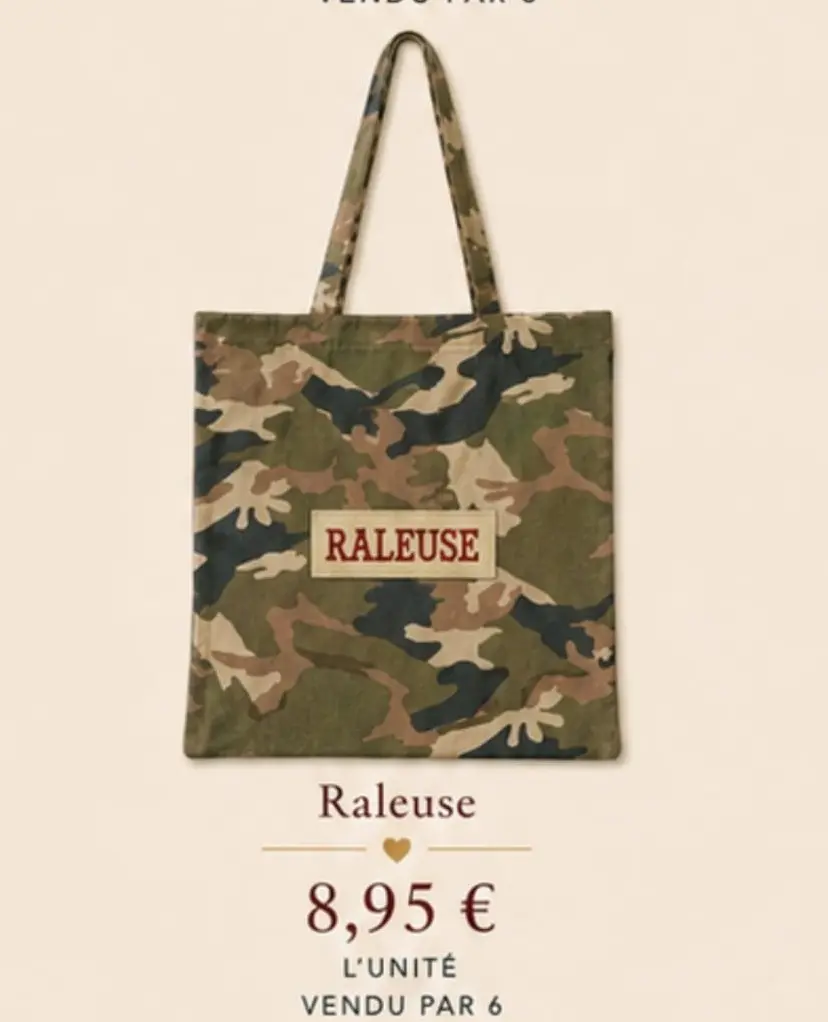 CABAS RALEUSE CAMOUFLAGE - CABAS 40X10X40 