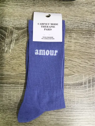 AMOUR BLEU  - CHAUSSETTES ADULTES