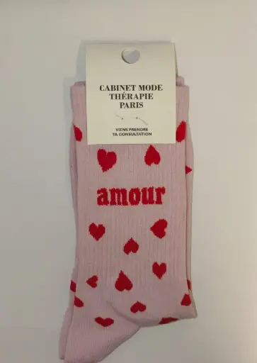 AMOUR PETITS CŒURS ROUGES  - CHAUSSETTES ENFANTS