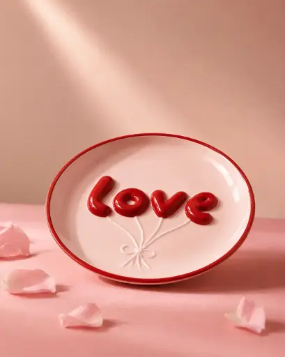 ASSIETTES LOVE  - LES PIÈCES UNIQUES