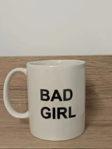 BAD GIRL MUG BLANC  - MUG