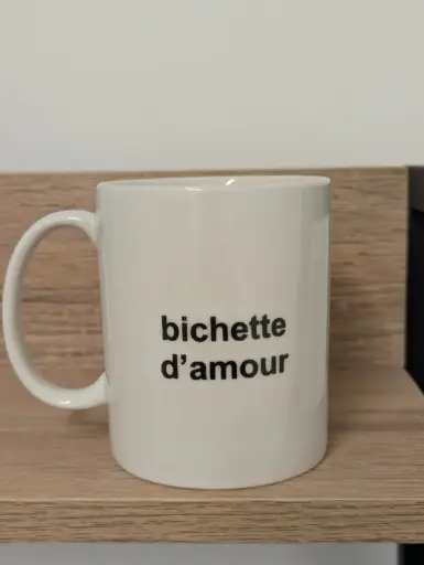 BICHETTE D'AMOUR MUG BLANC  - MUG