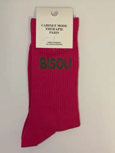 BISOU ROSE  - CHAUSSETTES ADULTES