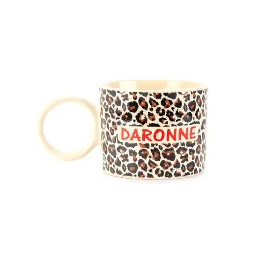  TASSE GRANDE - DARONNE LÉOPARD MESSAGE 