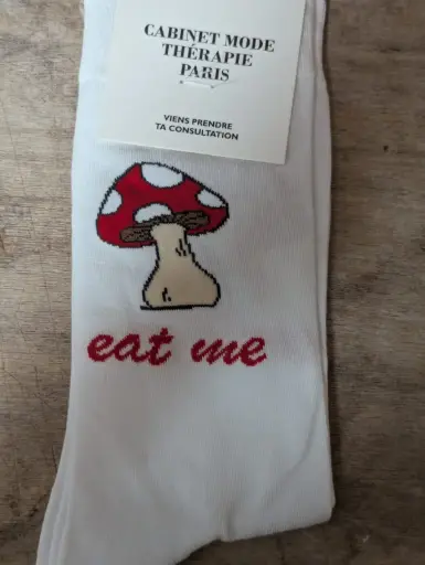 EAT ME BLANC  - CHAUSSETTES ADULTES