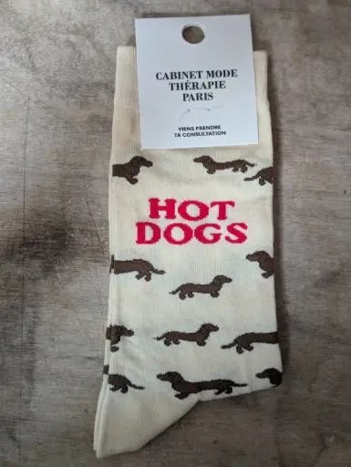 HOT DOGS  - CHAUSSETTES ADULTES