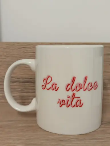 LA DOLCE VITA MUG BLANC  - MUG 