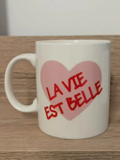 LA VIE EST BELLE MUG BLANC  - MUG 