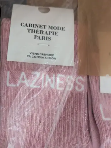 LAZINESS ROSE  - CHAUSSETTES GLITTER ADULTES 