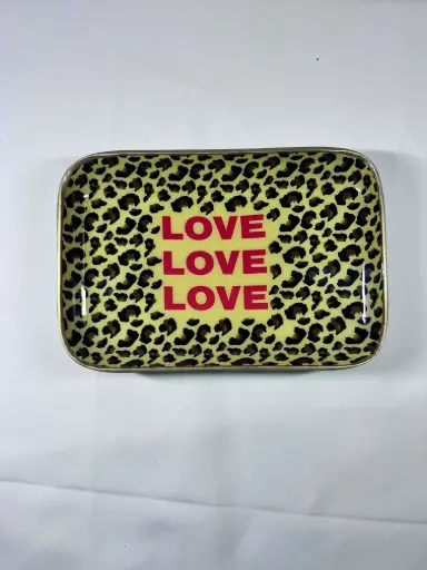 LOVE LOVE LOVE LÉOPARD  - PETITS PLATEAUX 