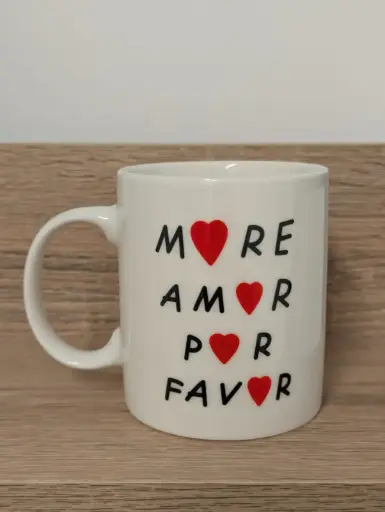 MORE AMORE POR FAVOR MUG BLANC  - MUG 