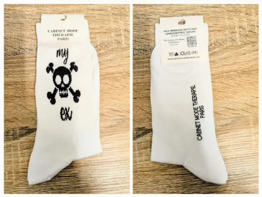 MY EX WHITE - CHAUSSETTES ADULTES