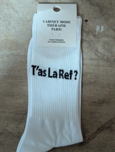 T'AS LA REF  - CHAUSSETTES ADULTES