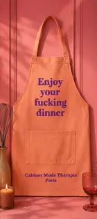 TABLIER ENJOY YOUR FUCKING DINNER  - TABLIERS
