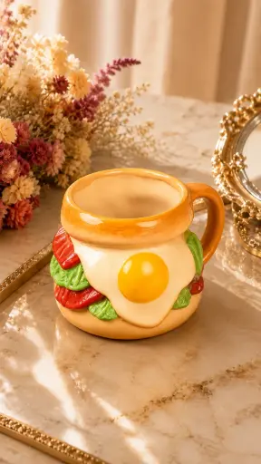 TASSE HAMBURGER  - LES PIÈCES UNIQUES