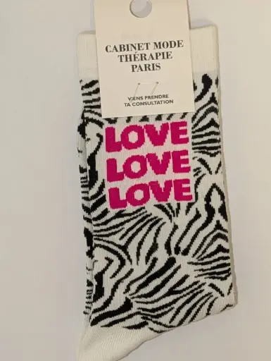 ZEBRE LOVE LOVE  - CHAUSSETTES ENFANTS