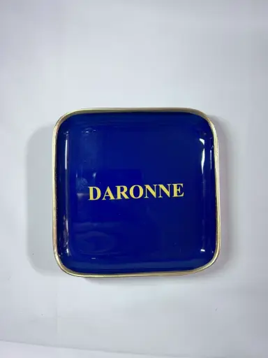 DARONNE BLEU MARINE - PETITS PLATEAUX  CARRE 12.5 X12.5  