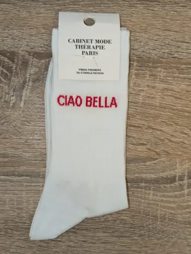 CIAO BELLA BLANCHE - CHAUSSETTES ADULTES 