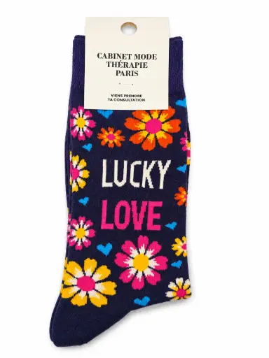 LUCKY LOVE FLEURS - CHAUSSETTES ADULTES