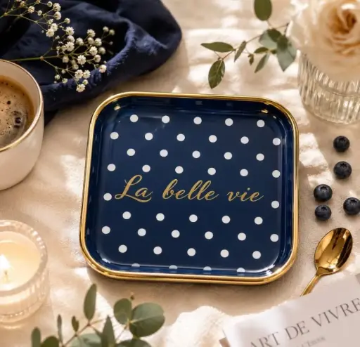 LA BELLE VIE - PETITS PLATEAUX  CARRE 12.5 X12.5 