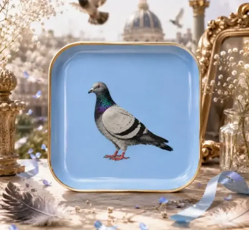 PIGEON - PETITS PLATEAUX  CARRE 12.5 X12.5  +